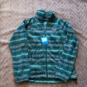 Columbia printed fleece jacket